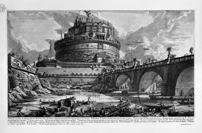 Mausoleum of Hadrian by Giovanni Battista Piranesi